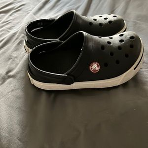 Kids black crocs